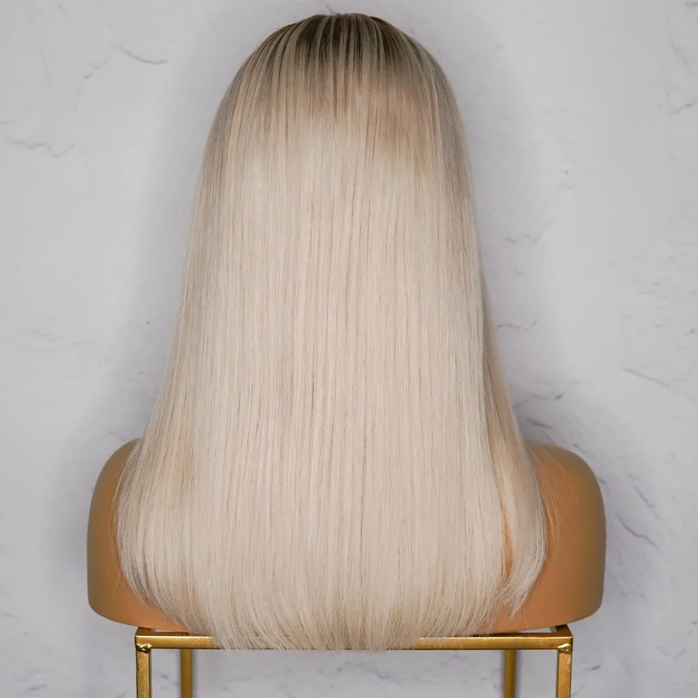 BRONTE Blonde Human Hair Lace Front Wig