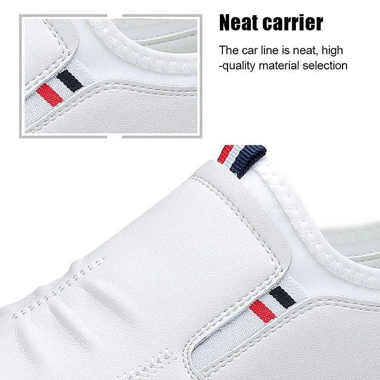 🔥Clearance Sale Alert:  Men Casual Fashion Leather Shoes - Black, White / US Men Size 10.5-11