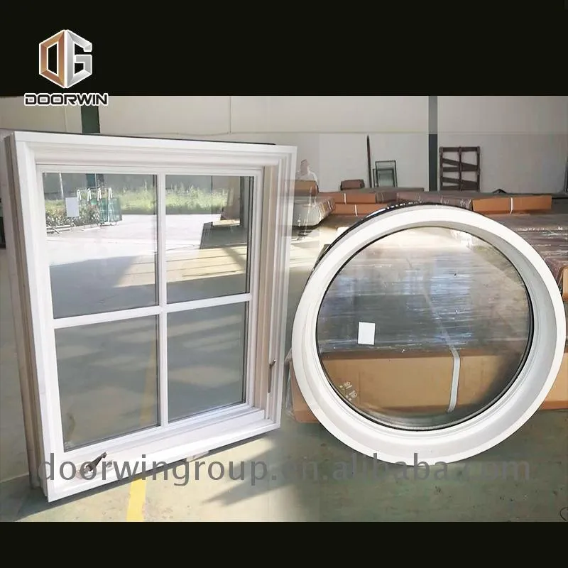 Doorwin 2021Doorwin hot Sale china made aluminium round windows with tempered glazing circular stained glass window