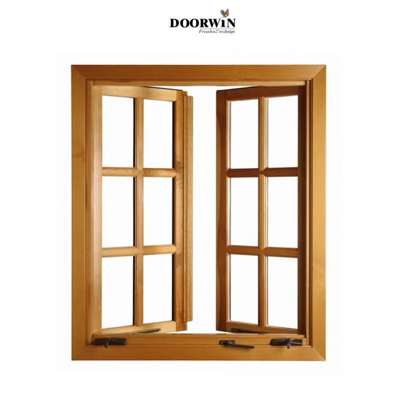 Doorwin 2021Organ Screen Hot Sale 48 x 60 Atlanta Cottage Canada Discount Cheap Double Glass Crank Casement Windows