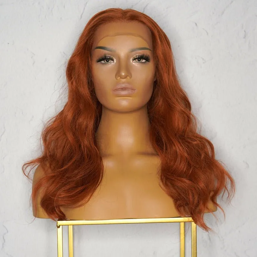 ERIKA Ginger Human Hair Lace Front Wig