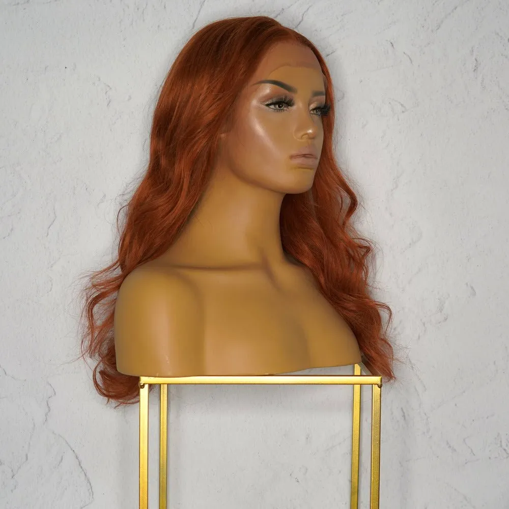 ERIKA Ginger Human Hair Lace Front Wig