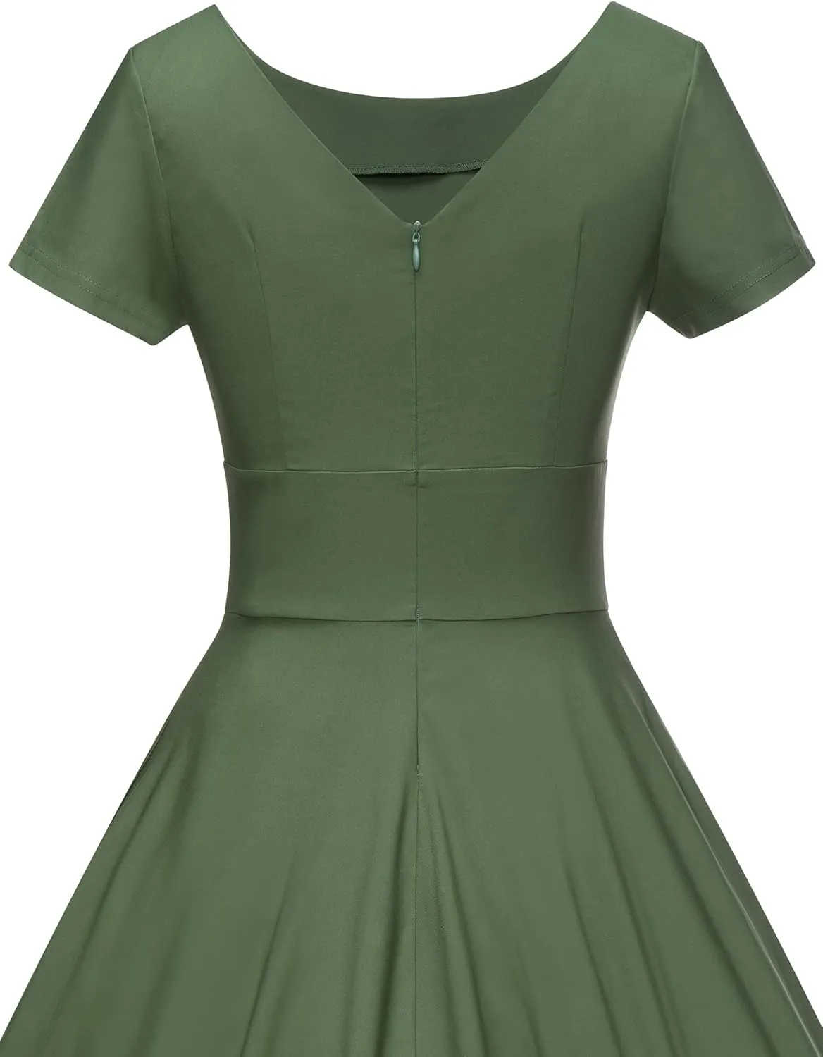 GownTown Women's 1950s Vintage Dresses Short Sleeves Cocktail Stretchy Party Dresses with Pocket