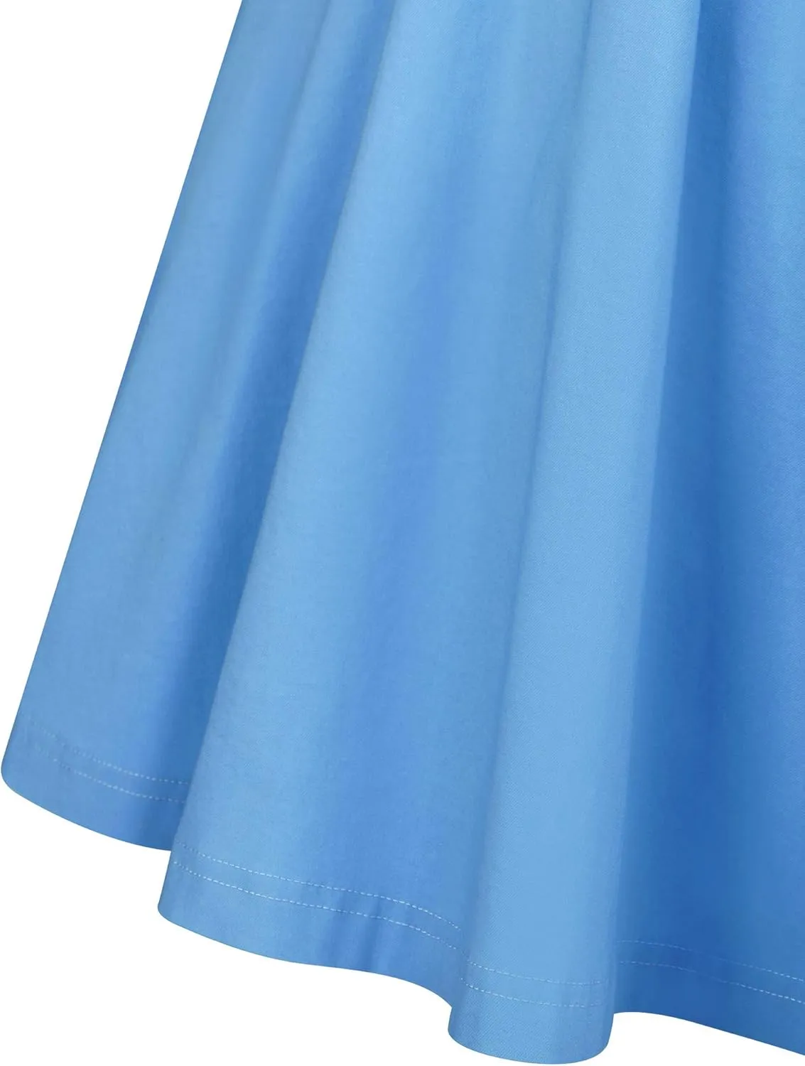 GownTown Women's 1950s Vintage Dresses Short Sleeves Cocktail Stretchy Party Dresses with Pocket