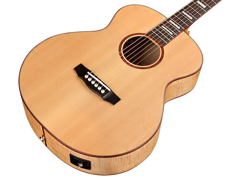 Guild WESTERLY Jumbo Junior RESERVE MAPLE Acoustic Electric Guitar - Antique Blonde Satin