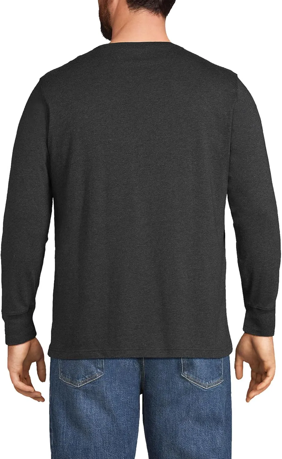 Lands' End Men's Super-T Long Sleeve T-Shirt