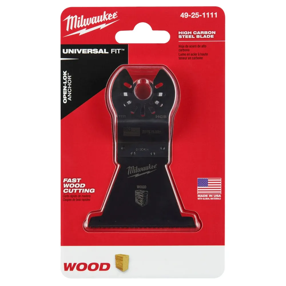 Milwaukee  49-25-1101 Milwaukee® OPEN-LOK™ 1-3/8" HCS WOOD BLADE 1PK