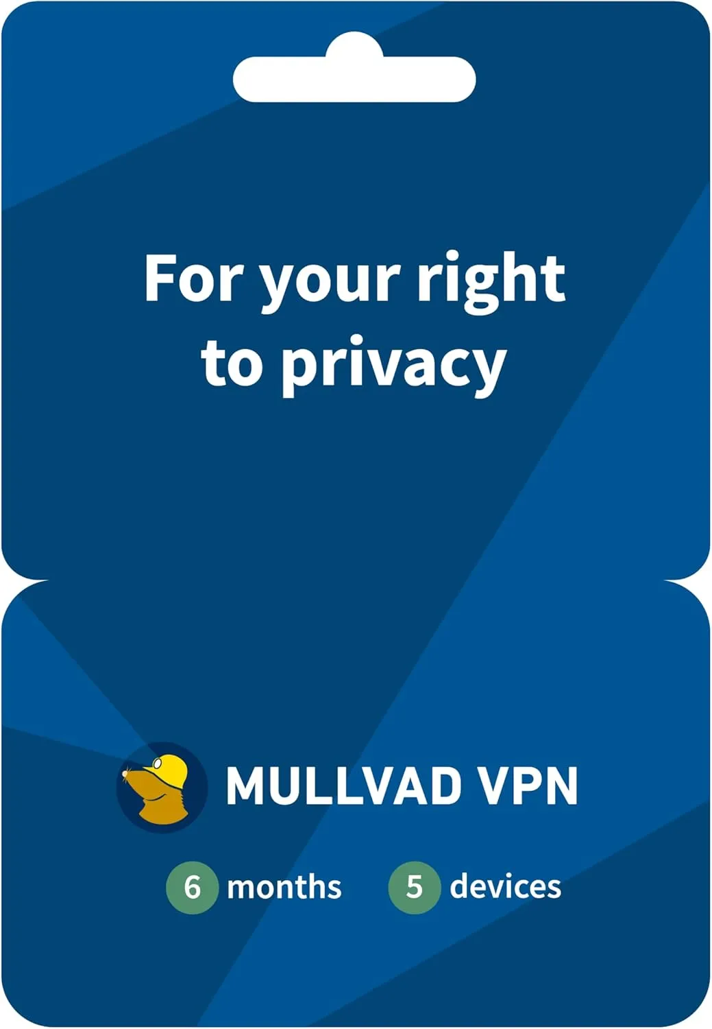 Mullvad VPN | 6 Months for 5 Devices | Protect Your Privacy with Easy-To-Use Security VPN Service