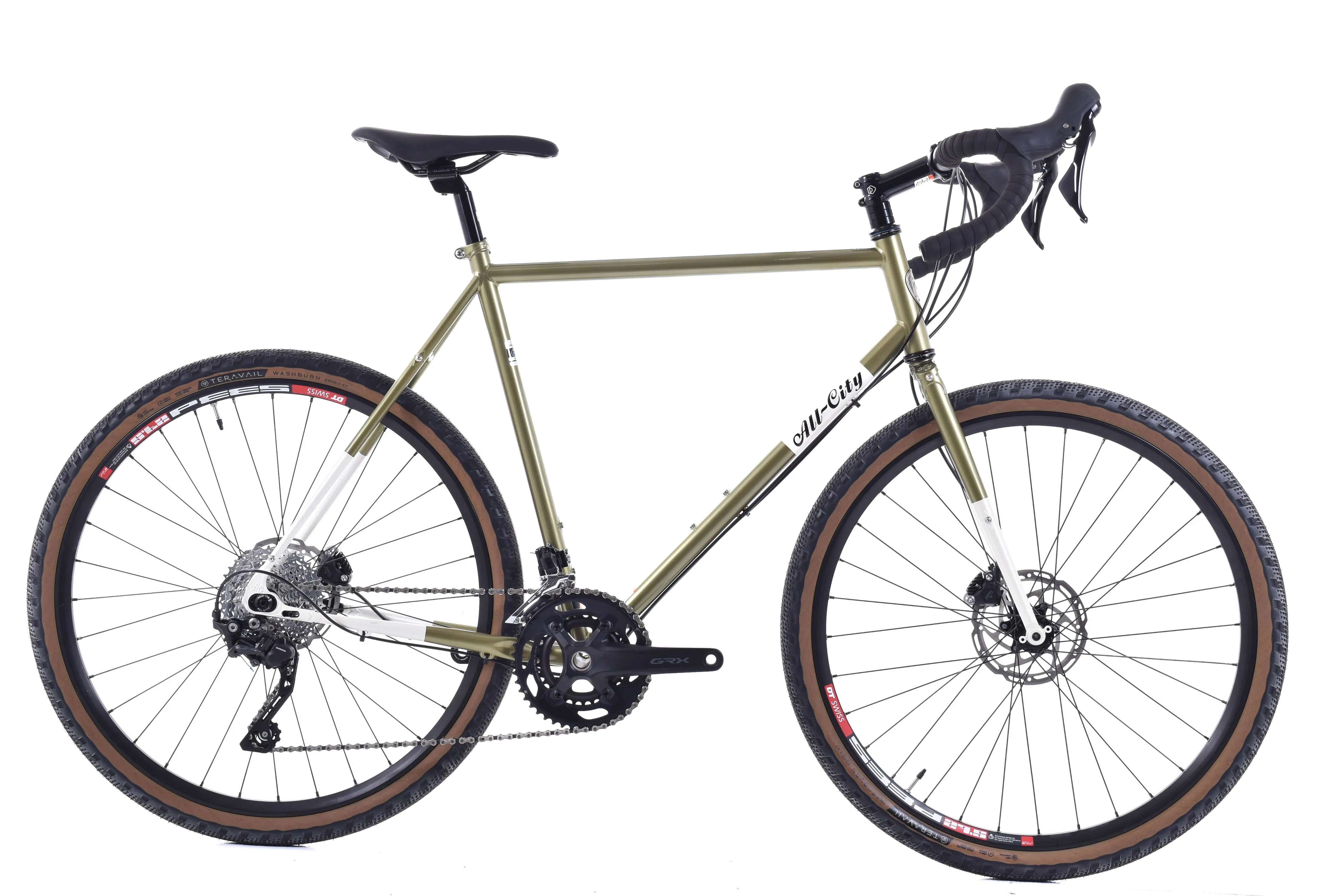 NEW All City Super Professional 55cm Steel Gravel Bike - Flash Basil - GRX - ATC Custom Build