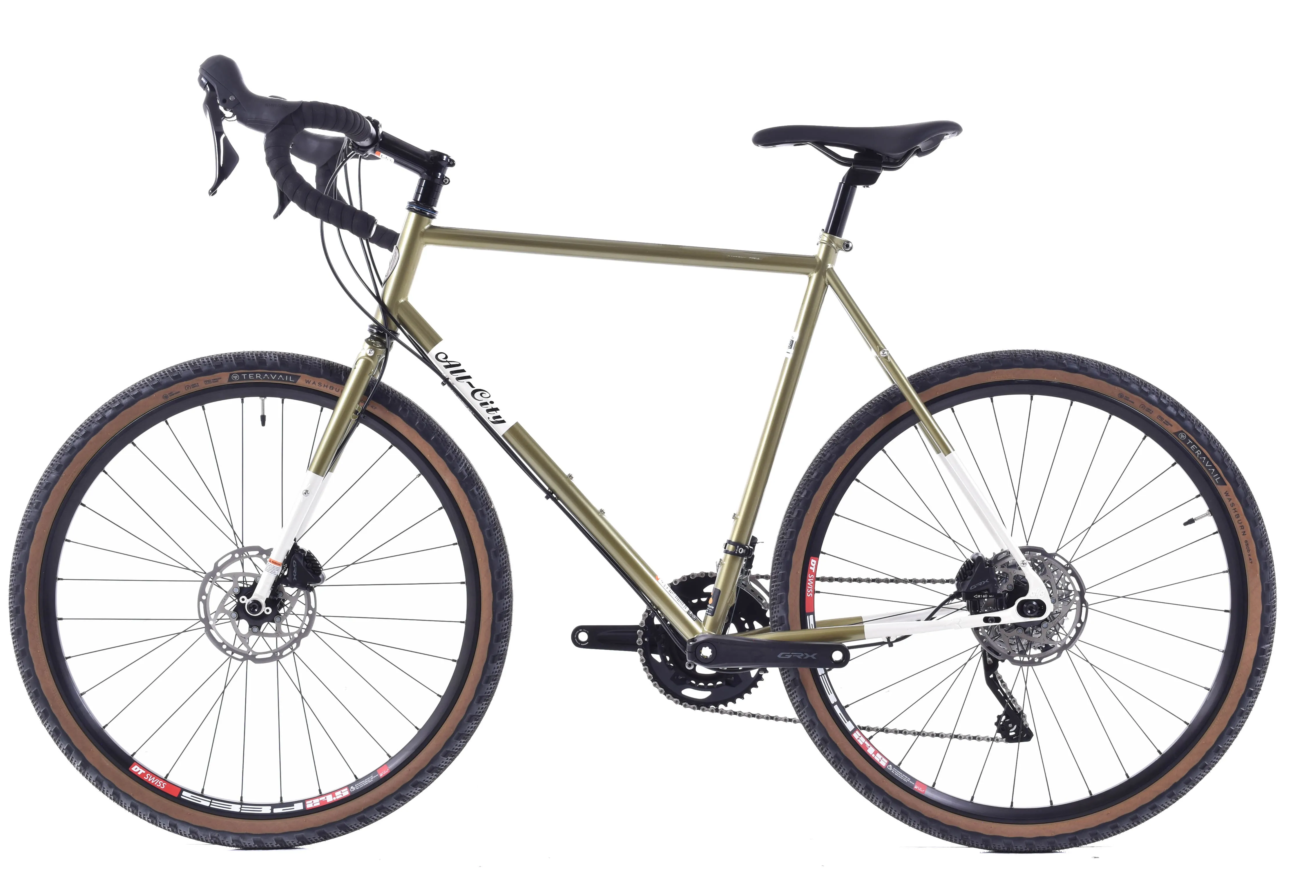 NEW All City Super Professional 55cm Steel Gravel Bike - Flash Basil - GRX - ATC Custom Build