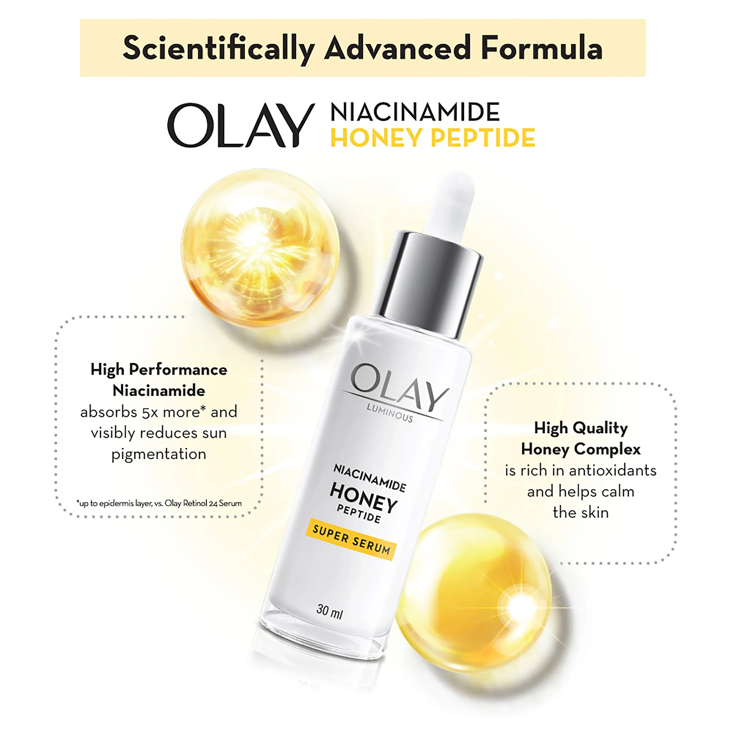 OLAY LUMINOUS NIACINAMIDE HONEY PEPTIDE CREAM 50G