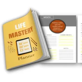 ON SALE - "Life Mastery" 365-Day Printable Planner with Private Label Rights