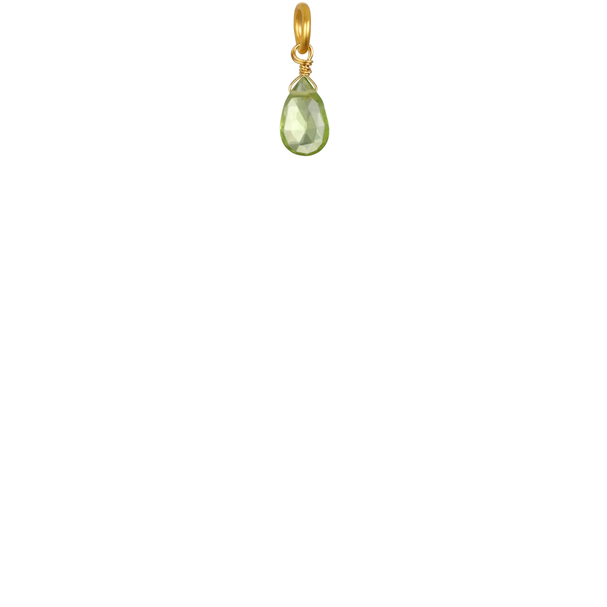 Peridot Briolette- August Birthstone