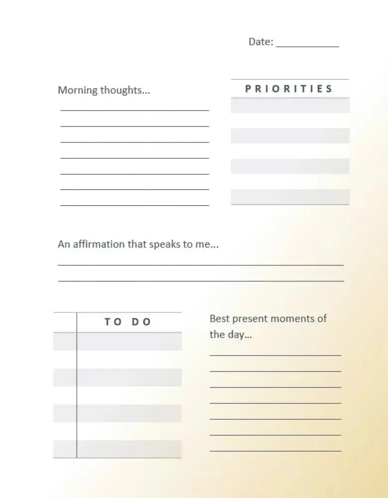 "One Day at a Time" 365-Day Printable Planner with Private Label Rights
