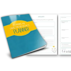 "Planning My Days for Big Results" 365-Day Printable Planner with Private Label Rights