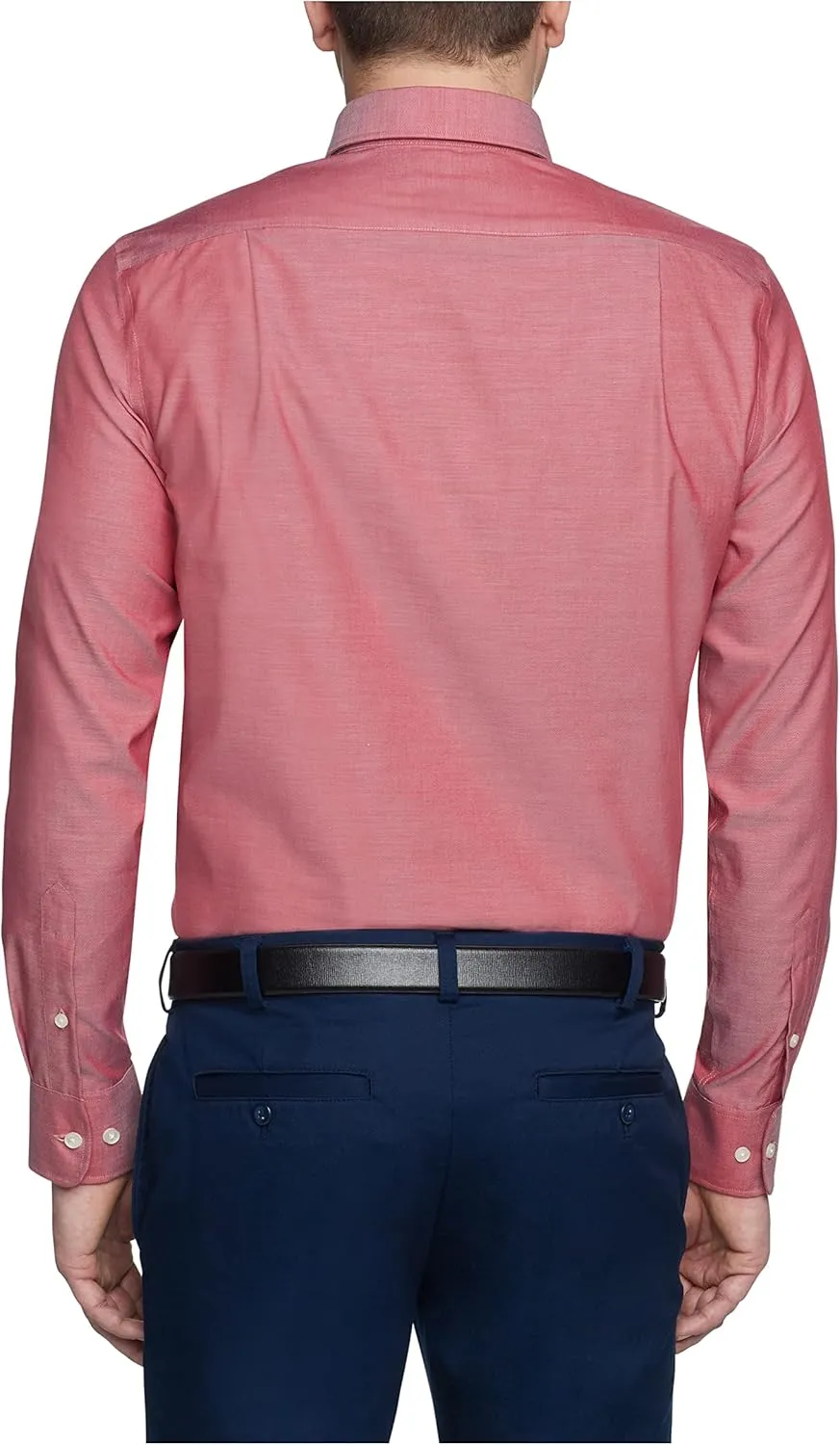Tommy Hilfiger Men's Non Iron Solid Button Down Collar Shirt - Amazon Exclusive