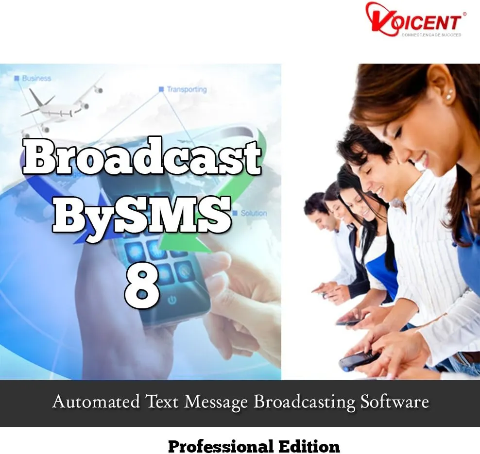Voicent BroadcastBySMS Pro 8 [Download]